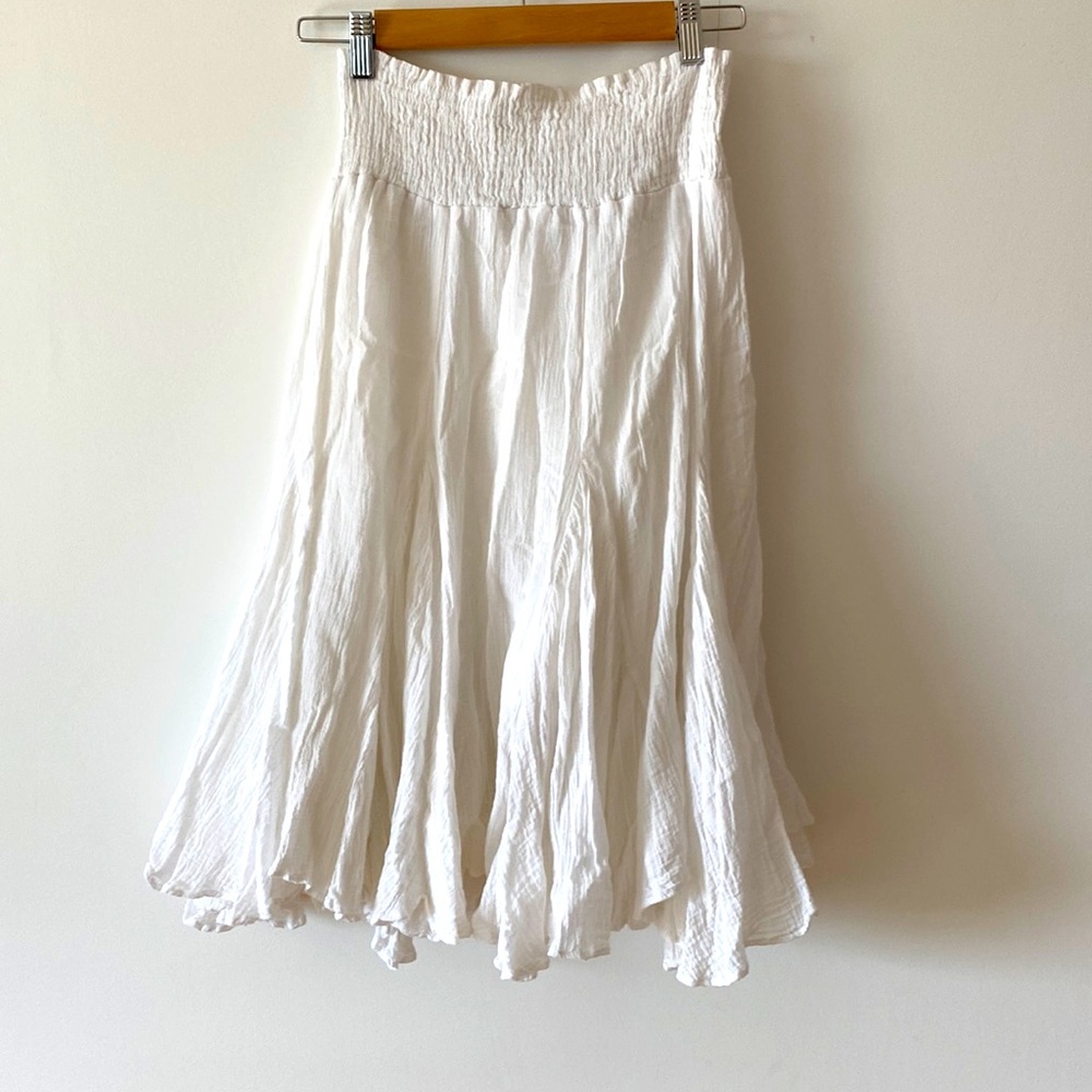 White skirt